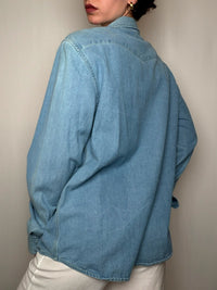 Chemise en jean bleu Lee XL vintage