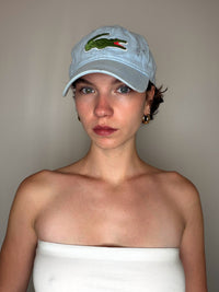 Casquette Bleu Clair Lacoste ajustable vintage
