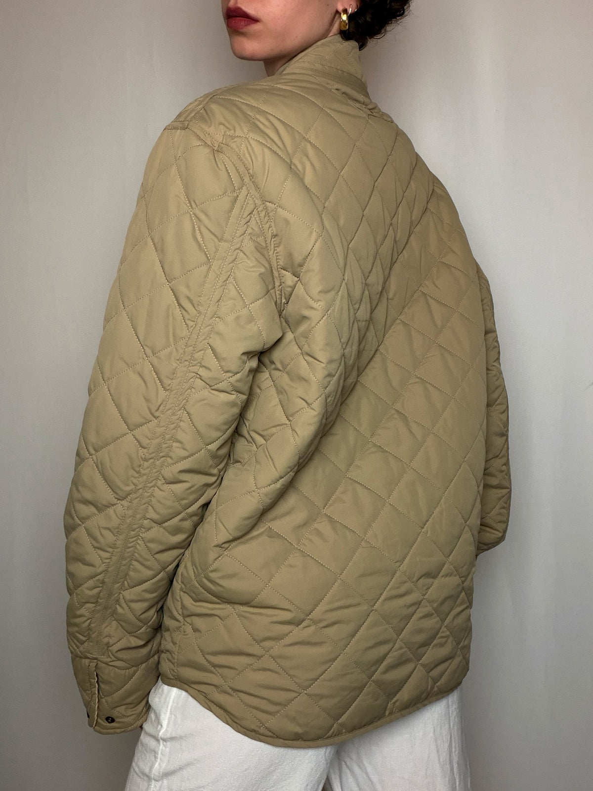 Matelassée Beige L vintage