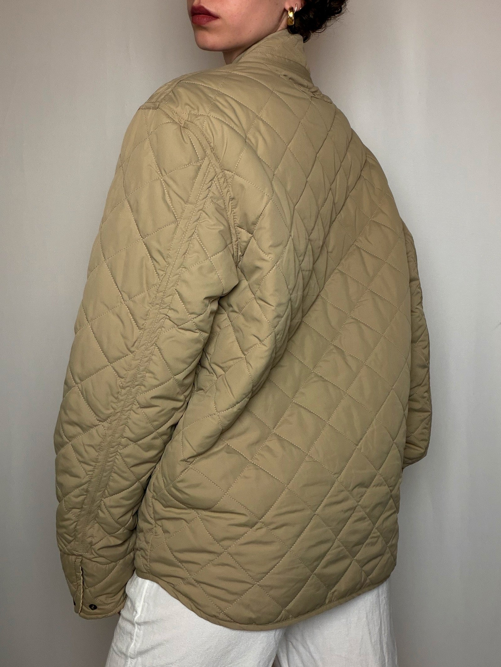 Matelassée Beige L vintage