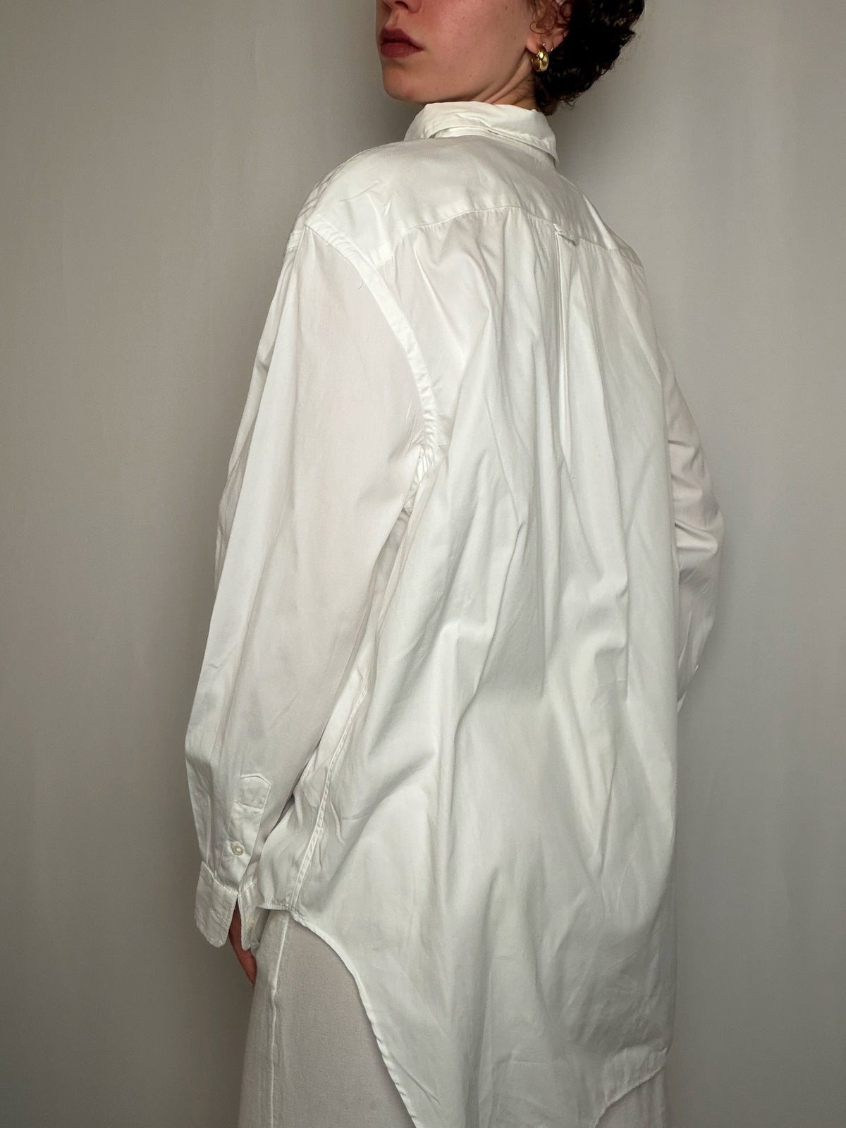 Chemise White Ralph Lauren L vintage