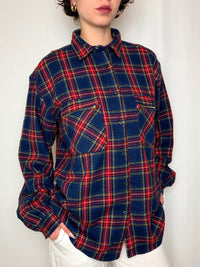 Chemise en flannelle à carreaux L vintage