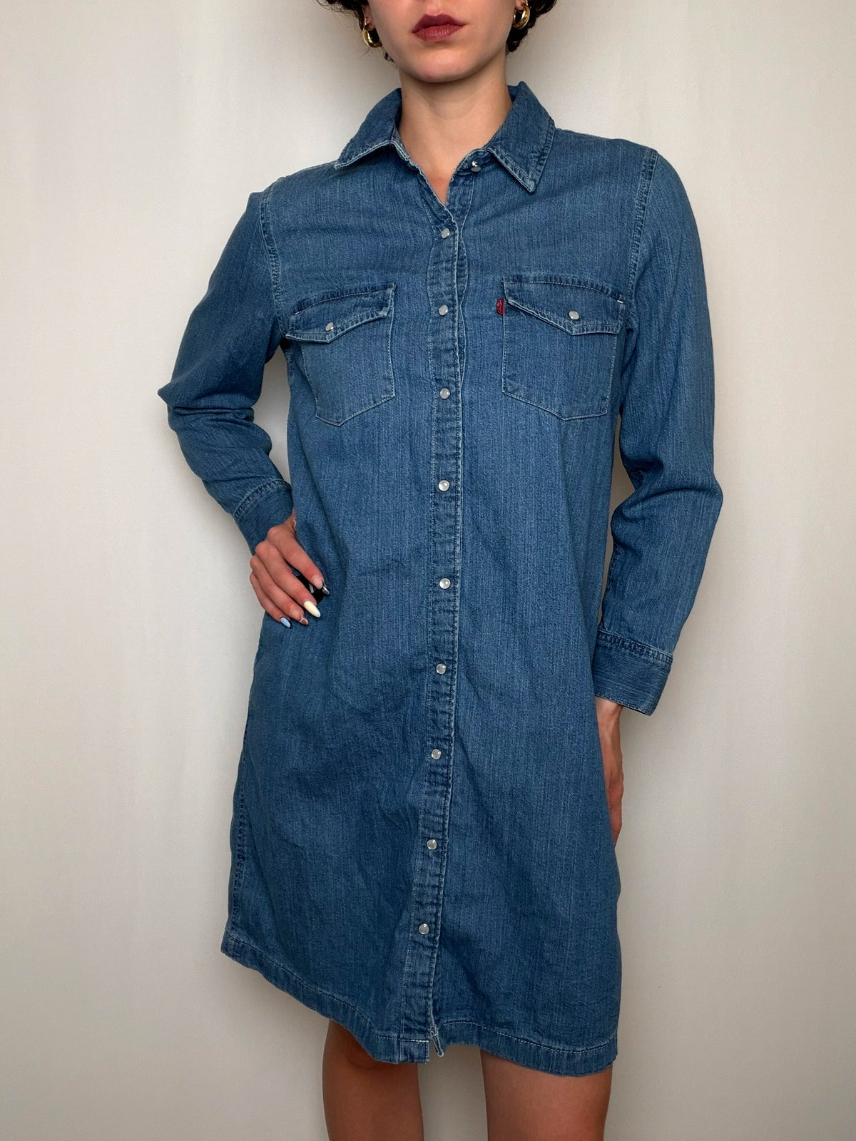 Robe en jean bleu Levi's S vintage