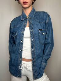 Chemise en jean bleu Lee XL vintage