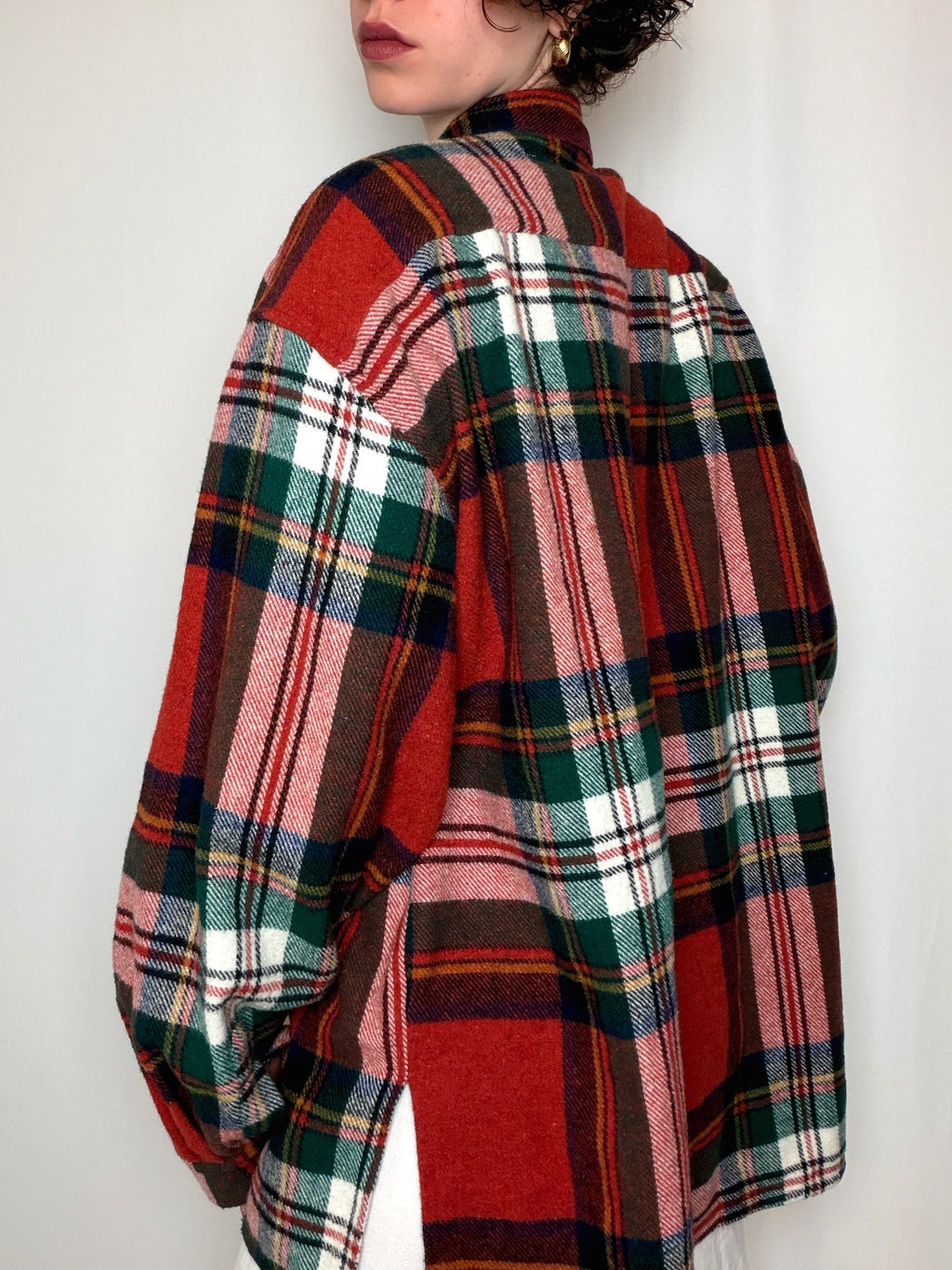 Chemise en flannelle à carreaux L vintage