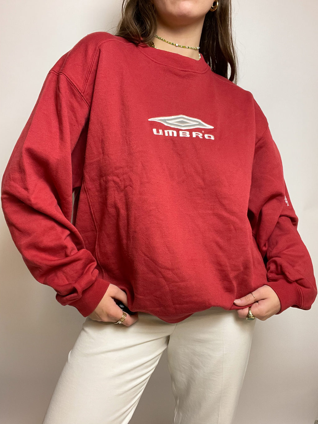 Umbro vintage red sweater XL