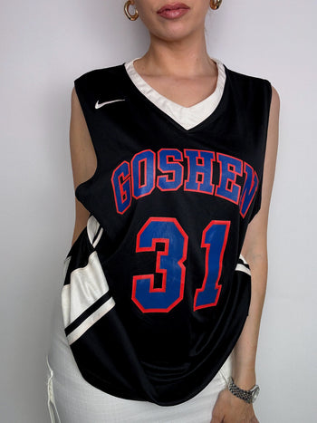 Black Nike basketball jersey