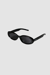 Black Oval Recycled Vintage Glasses