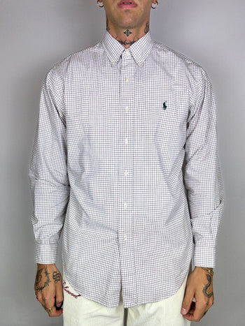 Ralph Lauren white plaid shirt