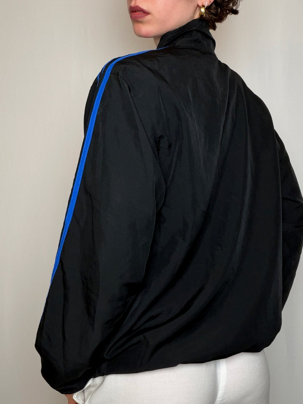 Jacket de sport Noir Et Bleu Adidas S vintage