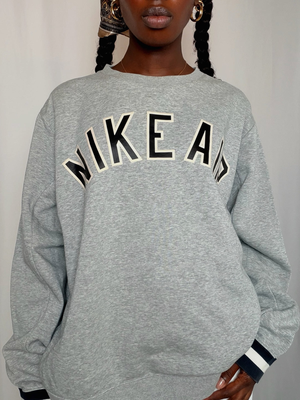 Sweat gris Nike vintage