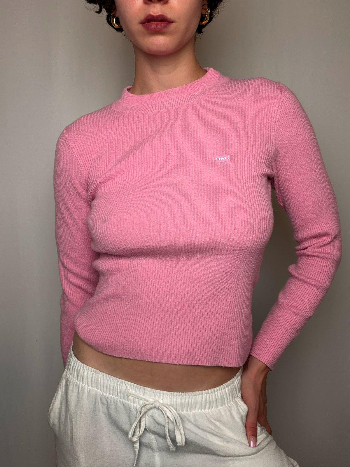 Pull cotelé Rose Levi's S vintage