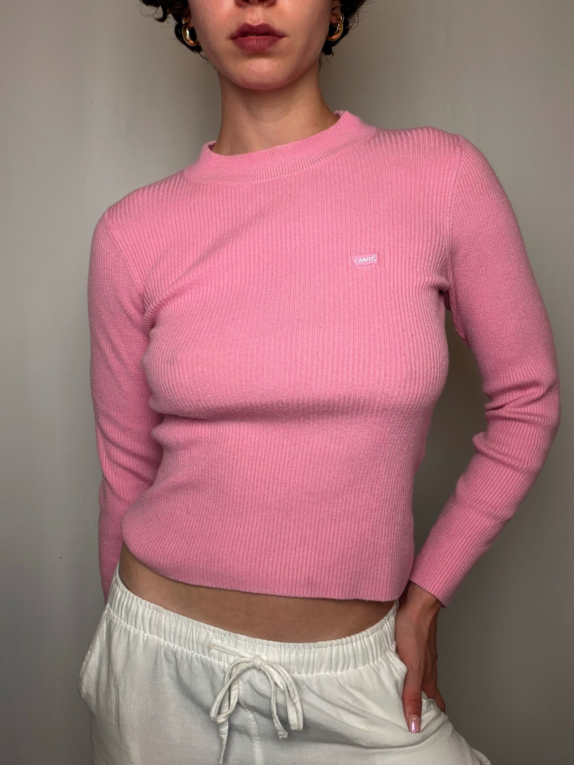 Pull cotelé Rose Levi's S vintage