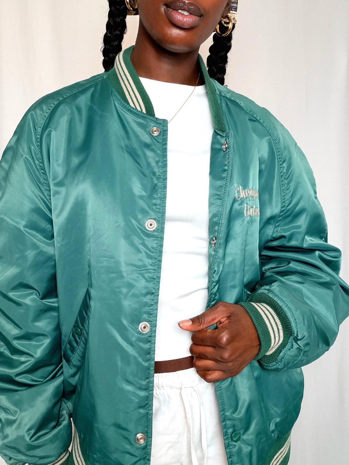 Bomber vert Chevignon XXL vintage