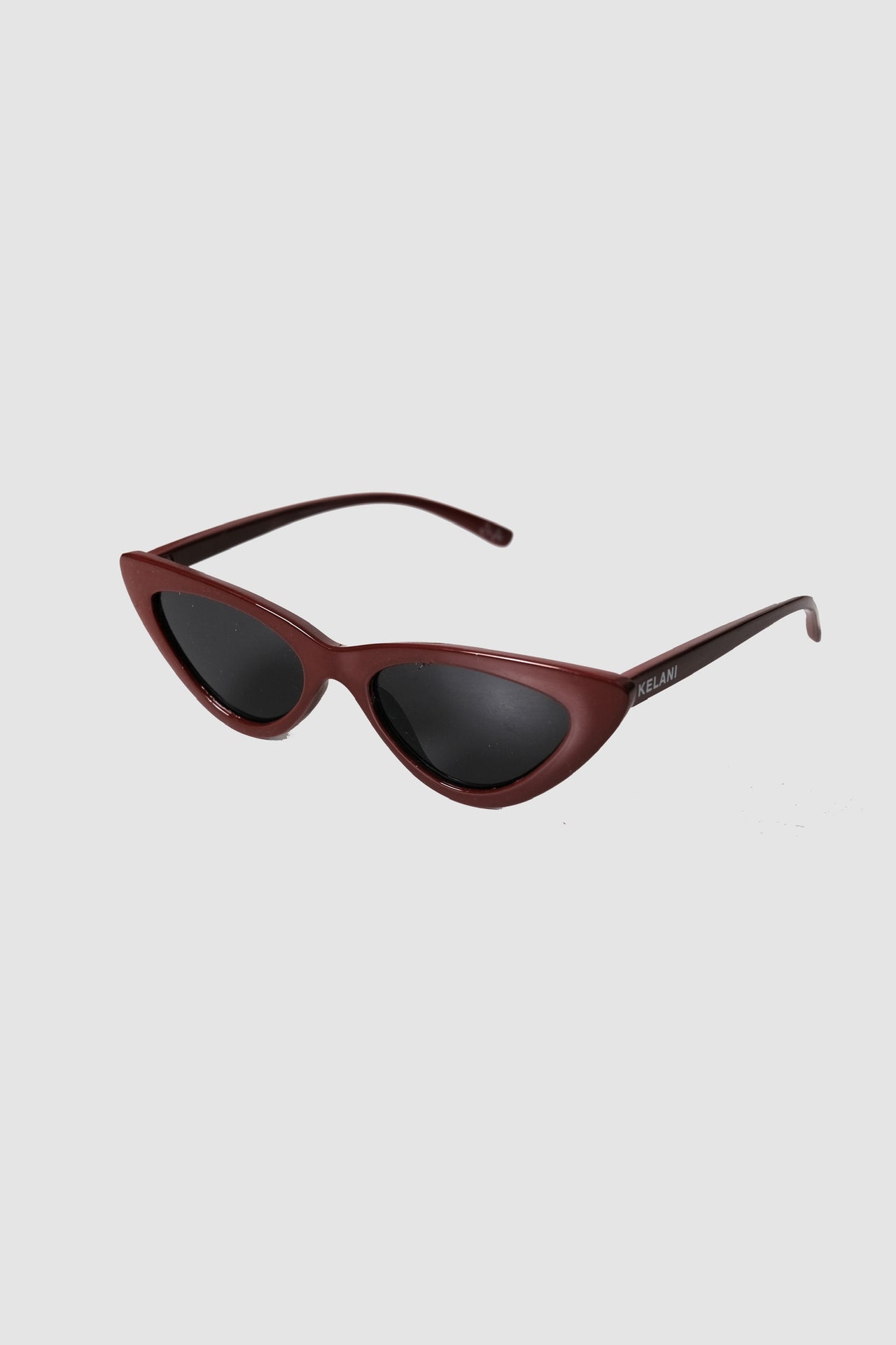 Rote Vintage-Brille aus recyceltem Katzenauge 