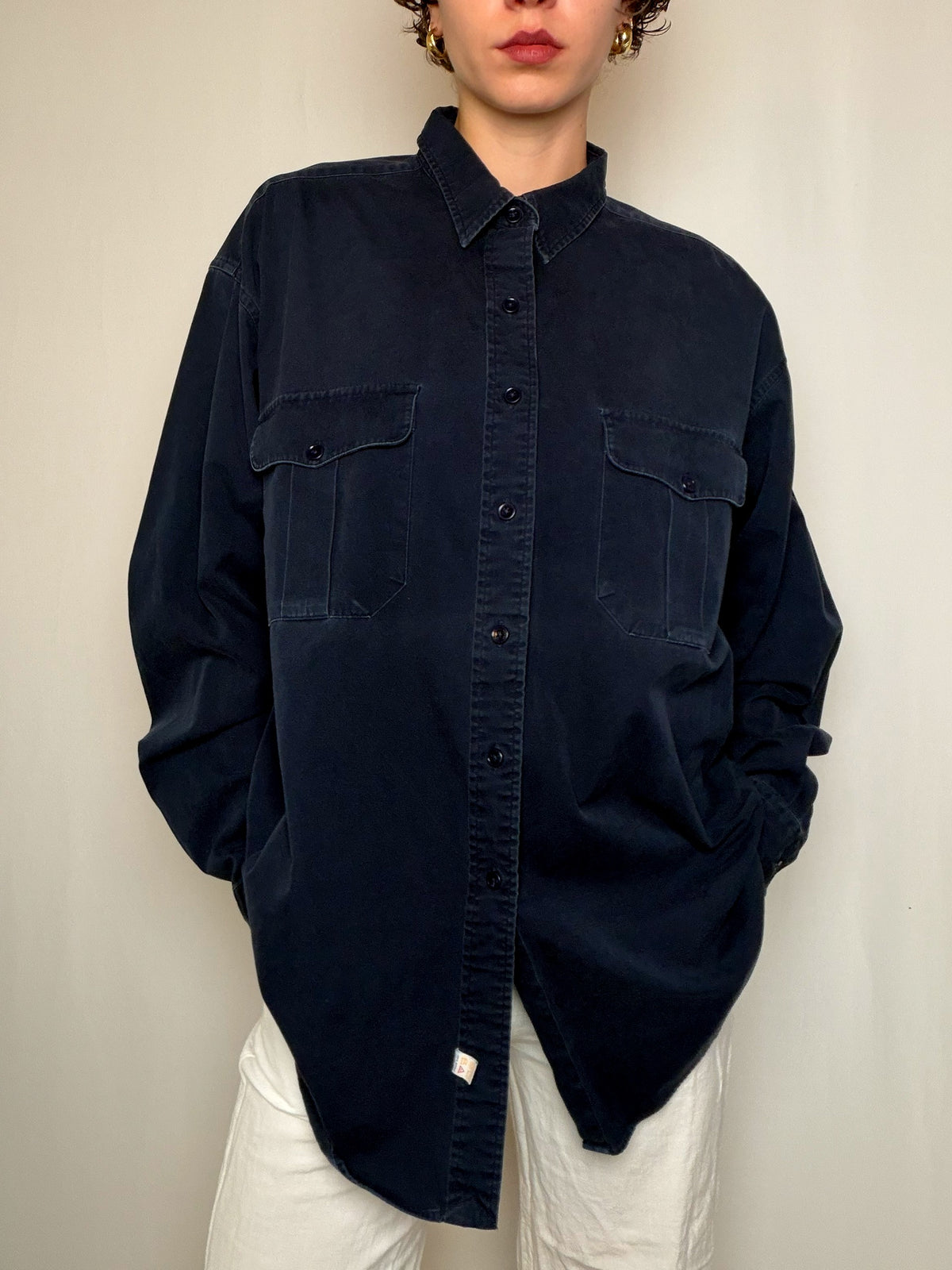 Chemise marine Ralph Lauren XL vintage
