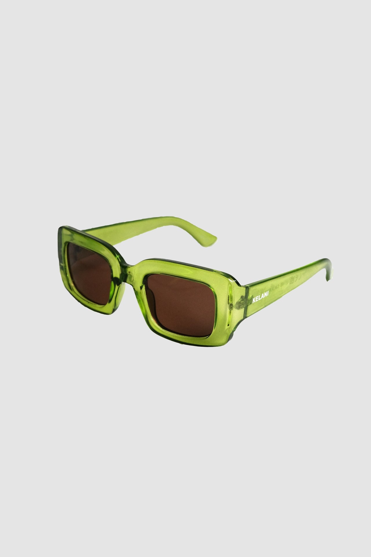 Grüne recycelte Vintage-Brille 