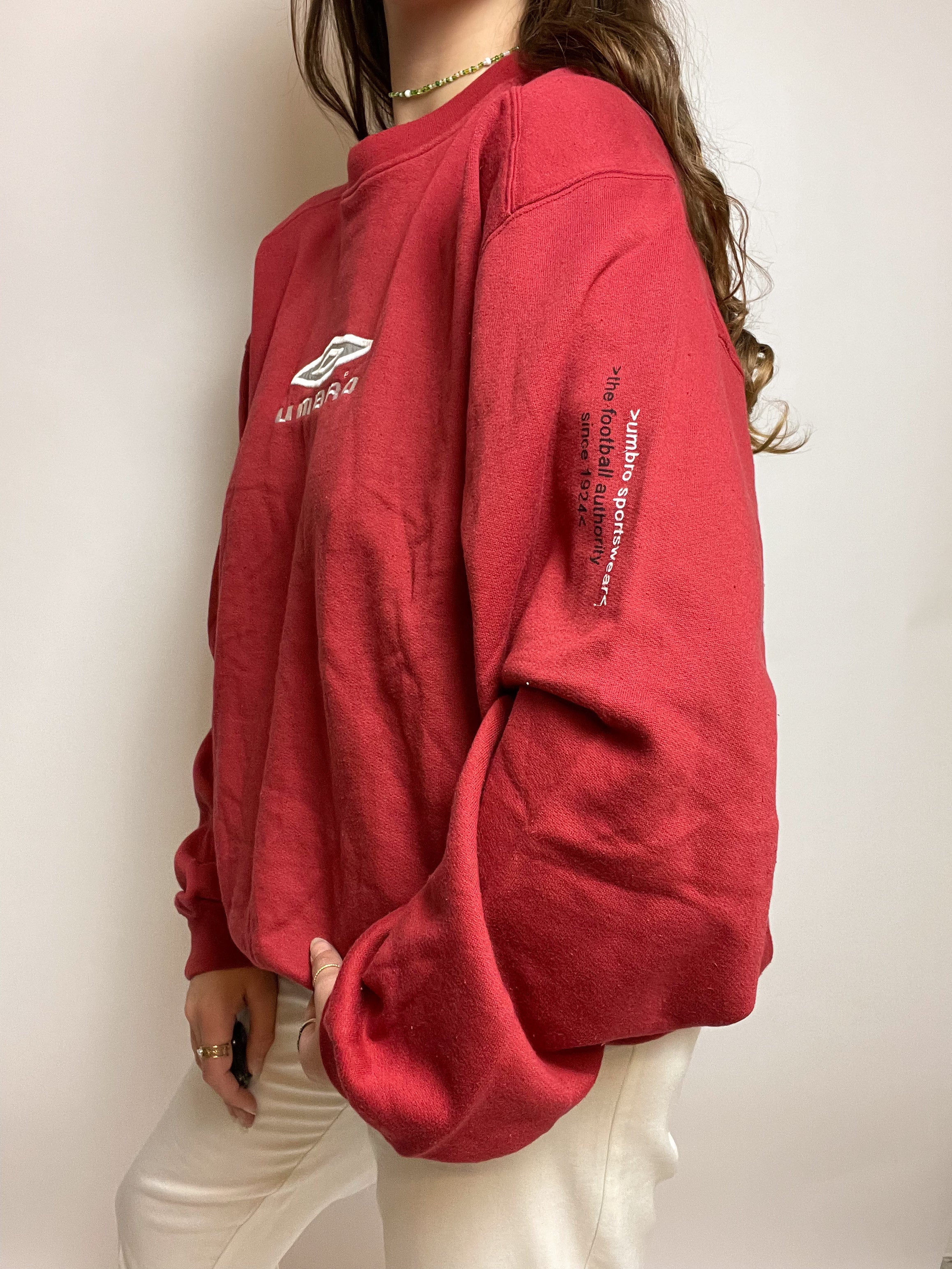 Umbro vintage red sweater XL