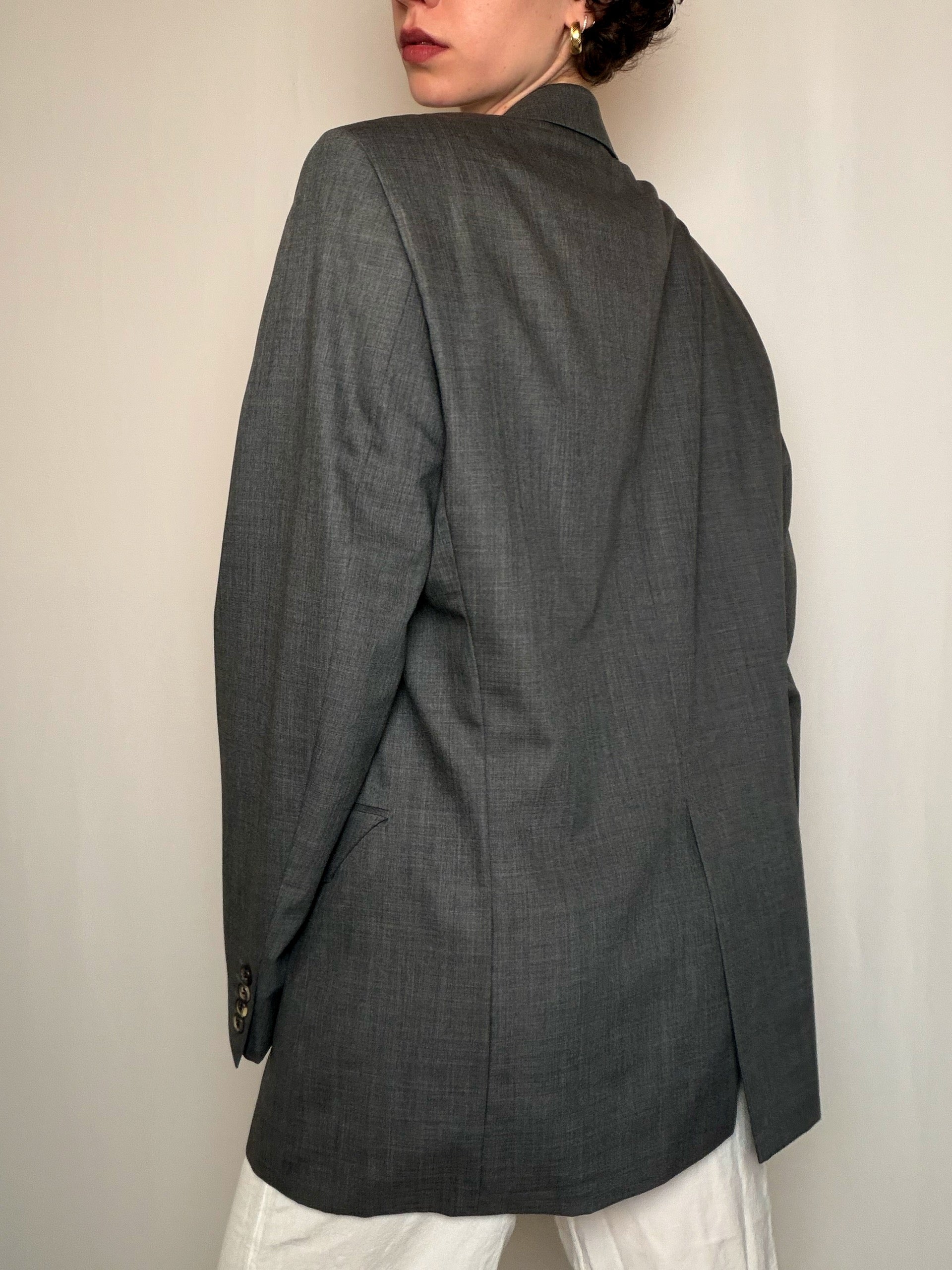 Blazer gris anthracite M vintage