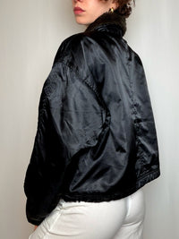 Veste aviator noire M vintage