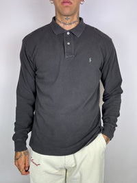 Ralph Lauren long sleeve polo shirt black XL