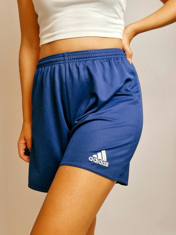 Short vintage bleu foncé Adidas M