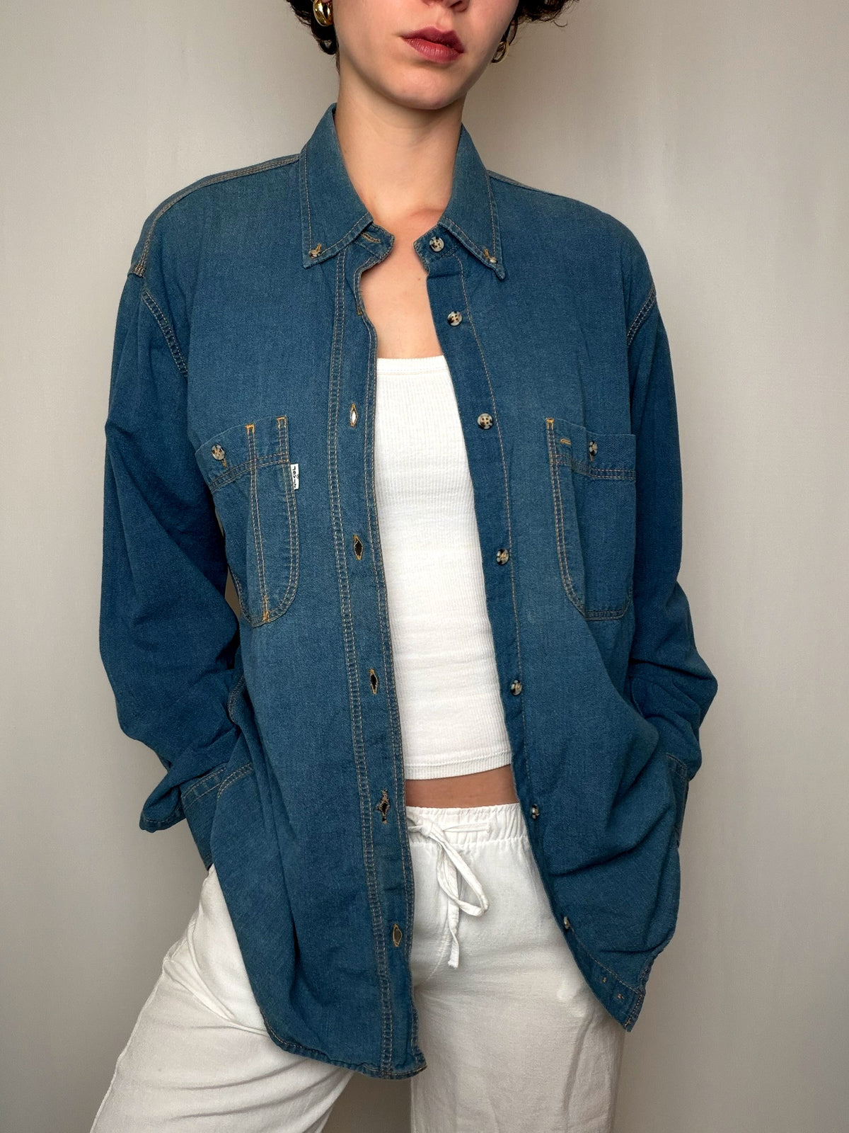 Chemise en jean bleu Levi's S vintage