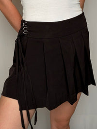 Jupe plissée brune M vintage