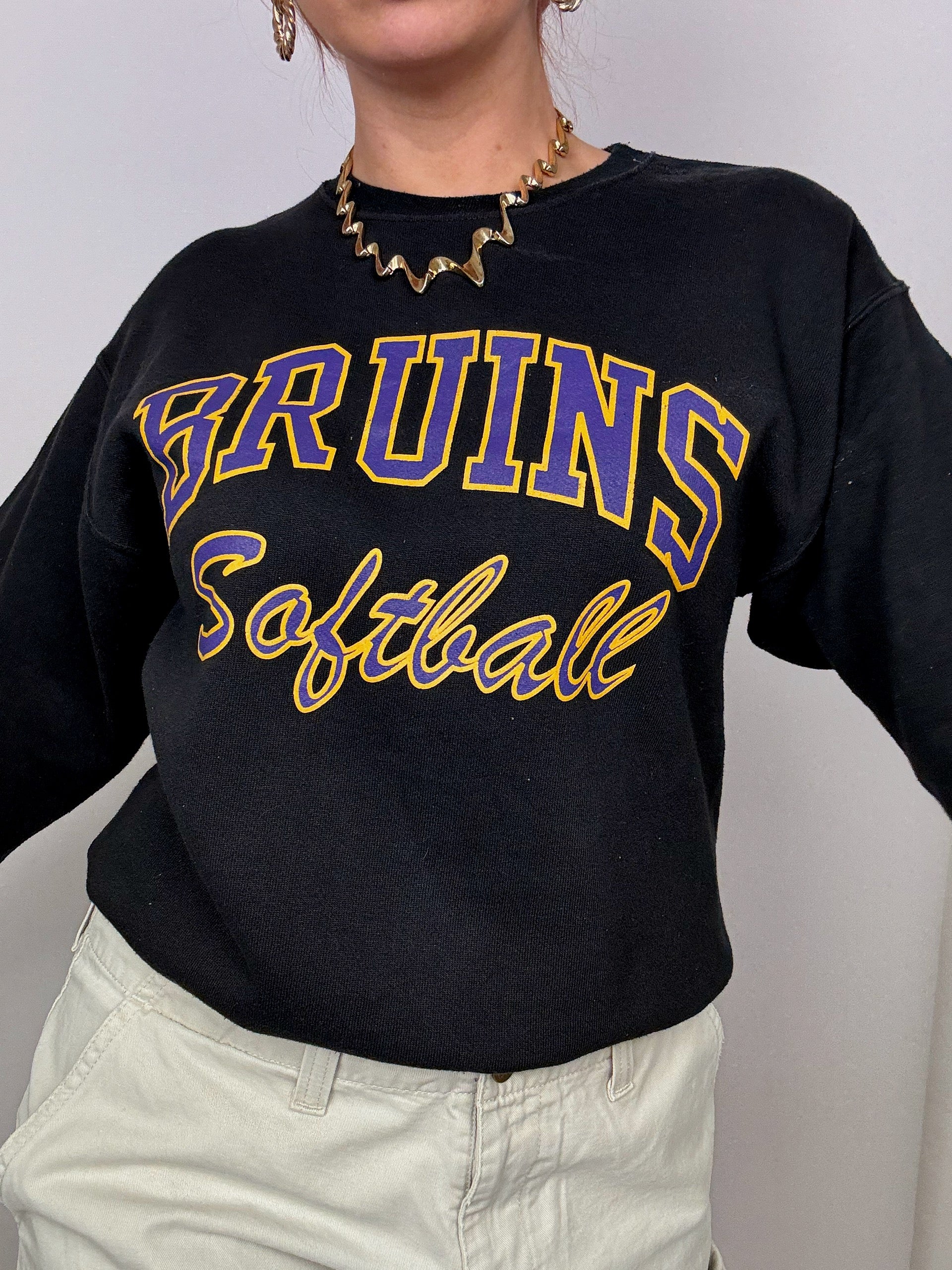 Champion Vintage S Black Sweater