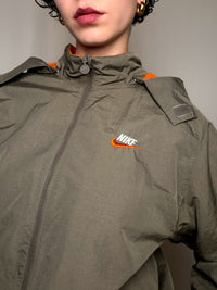 Jacket / polaire reversible kaki Nike S/M vintage