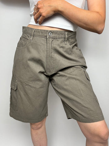 Vintage khaki cargo shorts