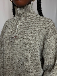 Pull beige chiné Rip Curl L vintage