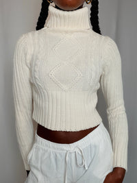 Pull Écru XS vintage