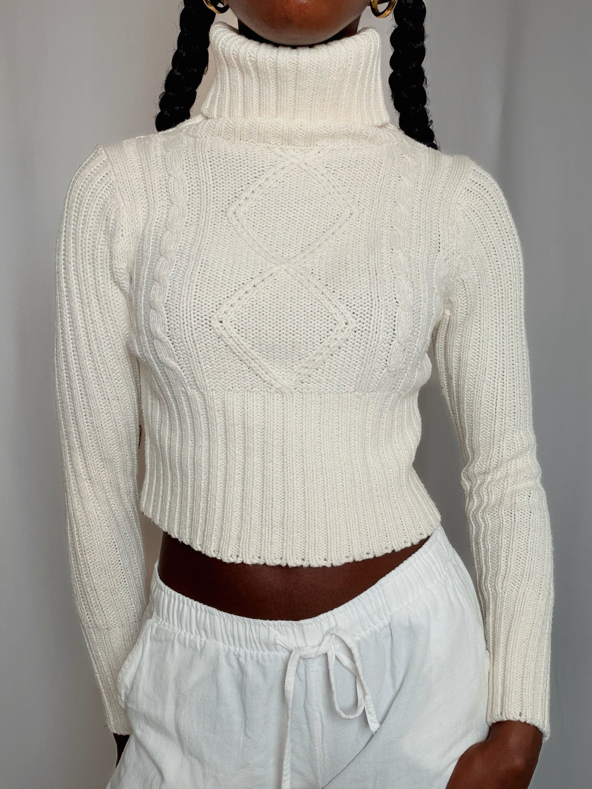 Pull Écru XS vintage