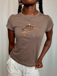 Tshirt brun Nike S vintage