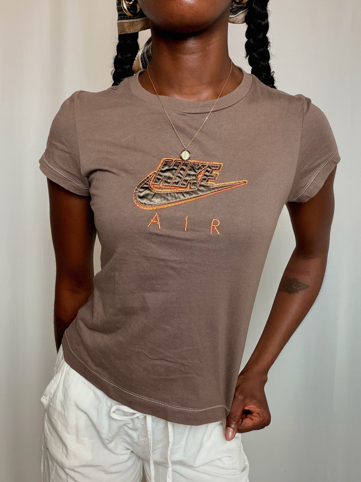 Tshirt brun Nike S vintage