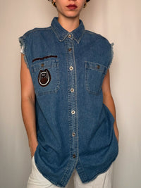Chemise en jean Bleu Harley-davidson XL vintage