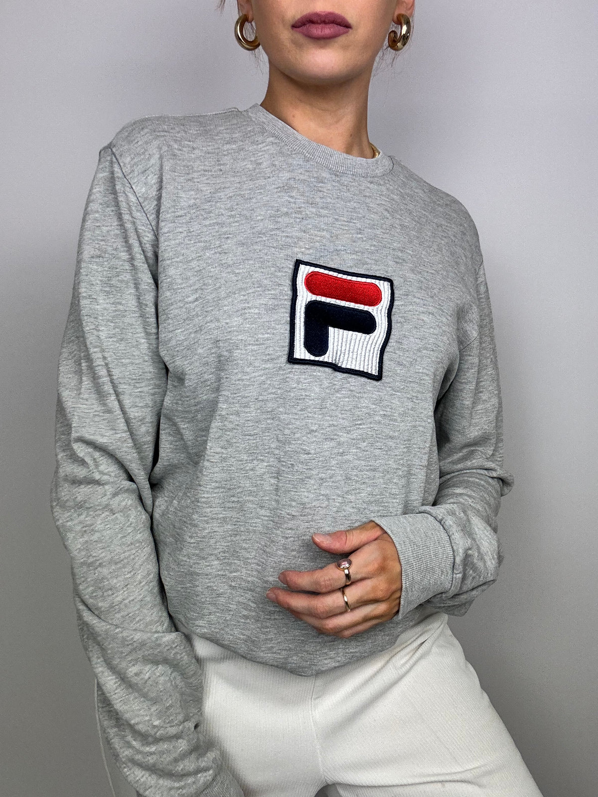 Fila Grey American Vintage Sweater