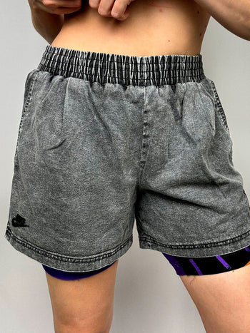 Short en jean Nike noir