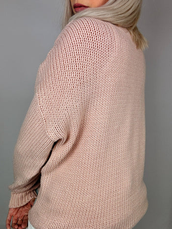 Vintage pink cardigan