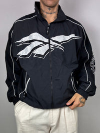 Reebok black and white jogging jacket