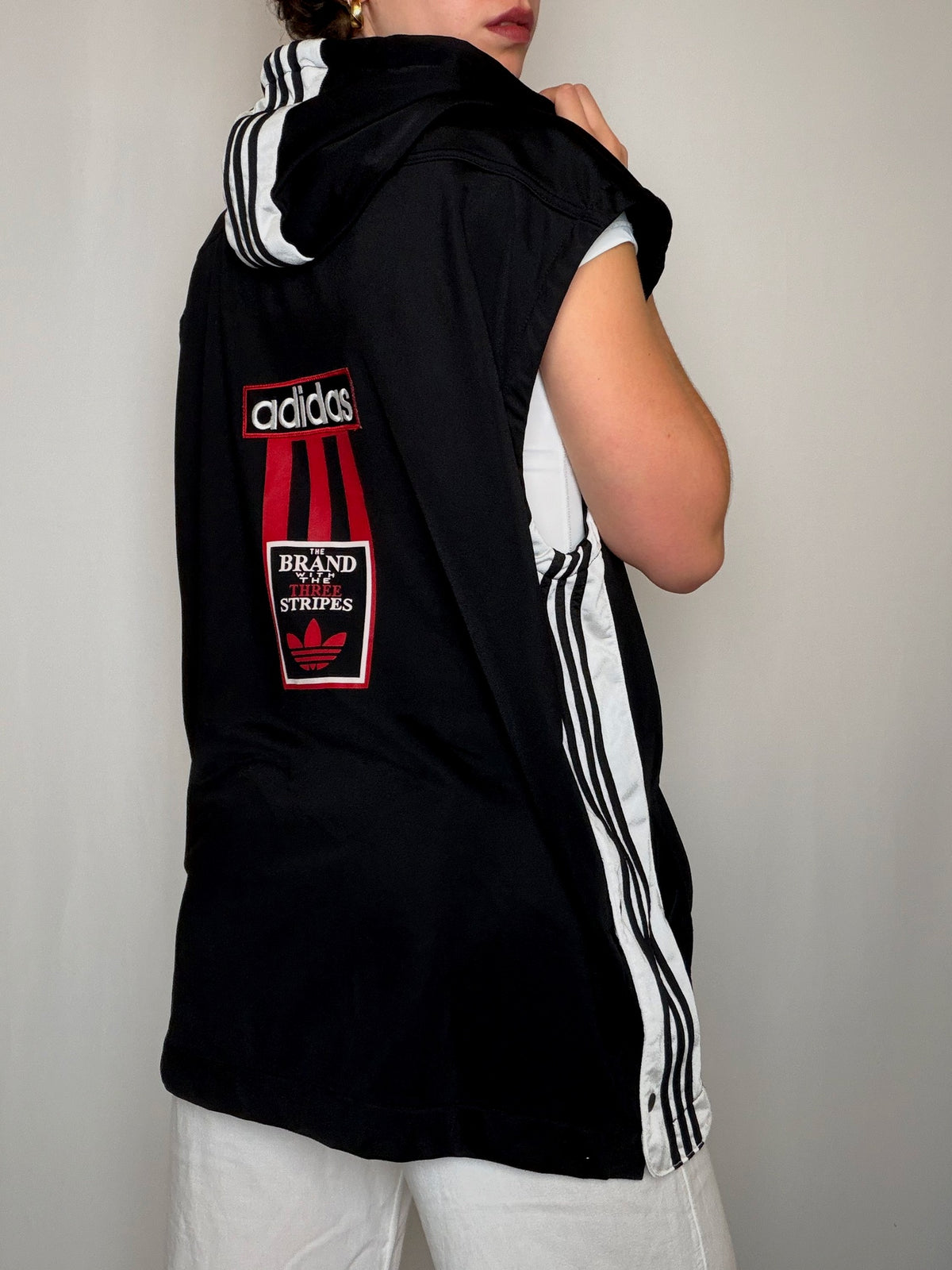 Gilet noir Adidas XL vintage