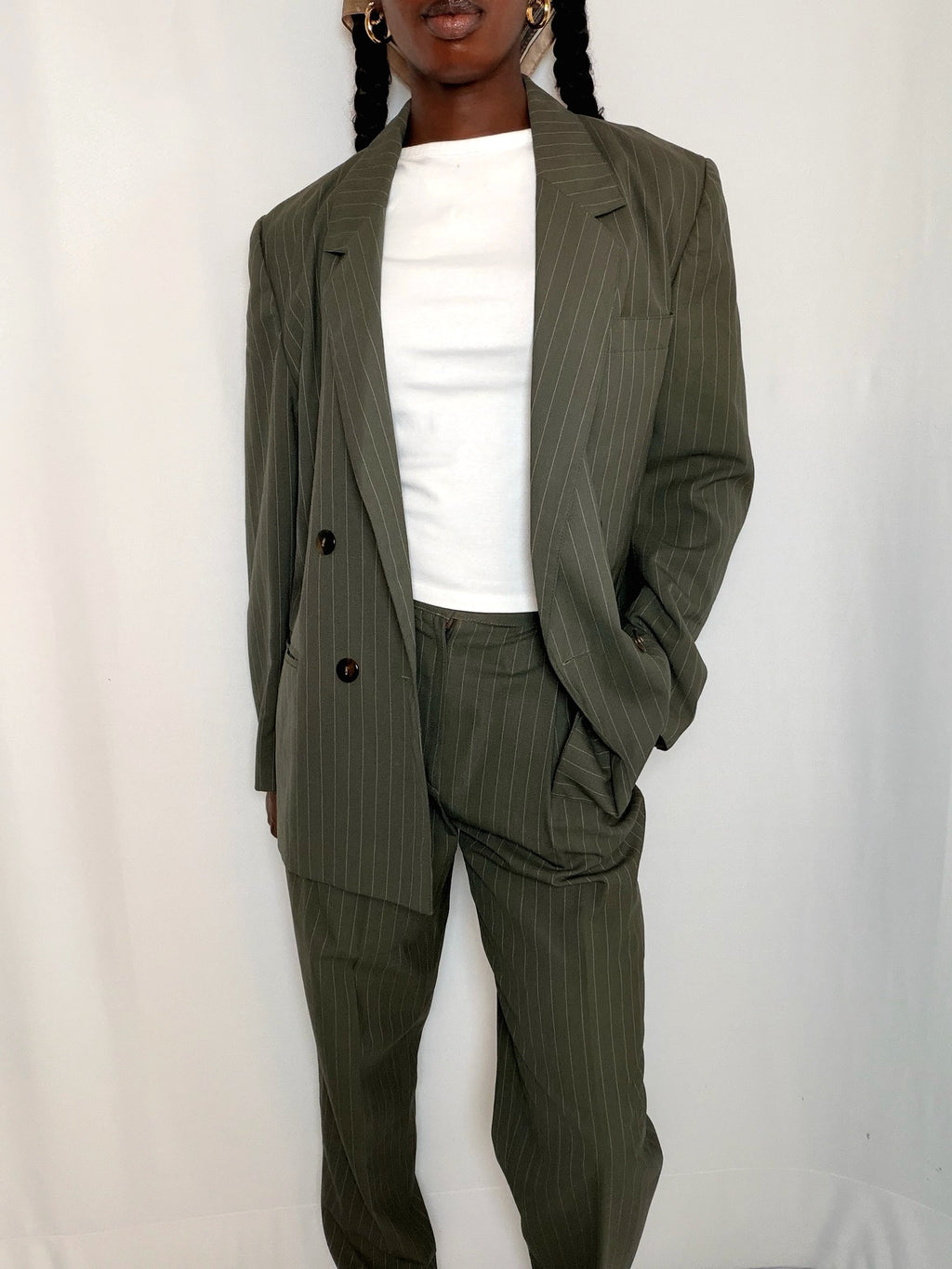 Costume kaki S vintage