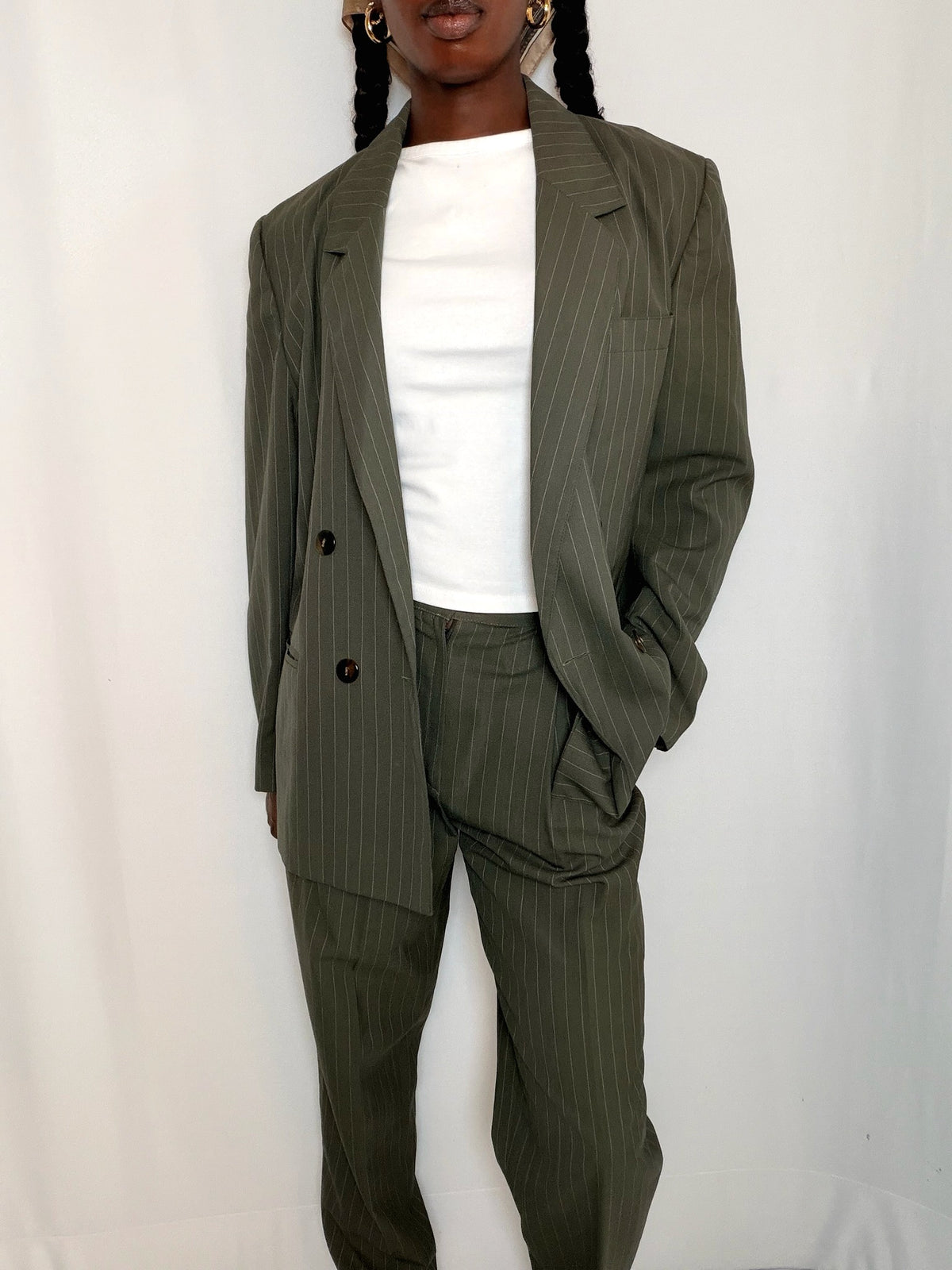 Costume kaki S vintage