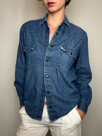 Chemise en jean bleu Levi's M vintage