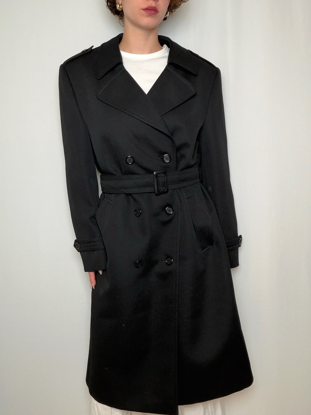 Manteau Noir L vintage