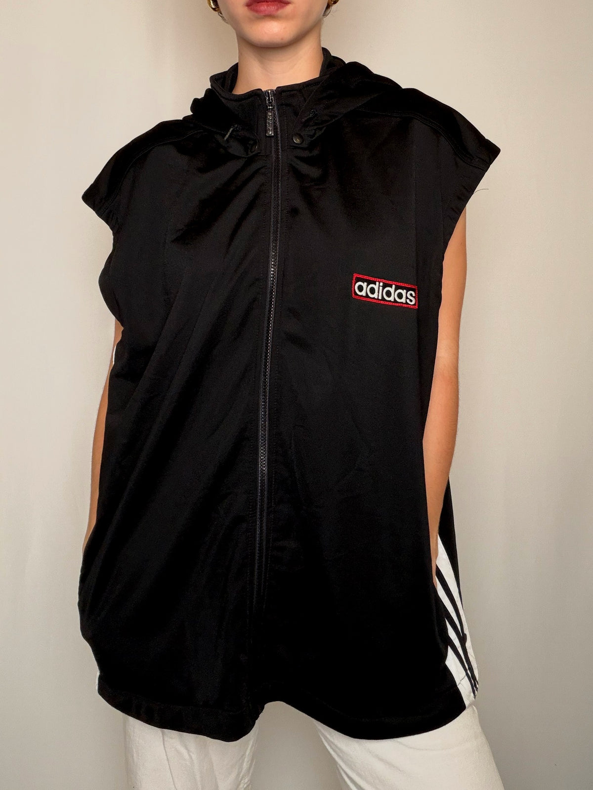 Gilet noir Adidas XL vintage