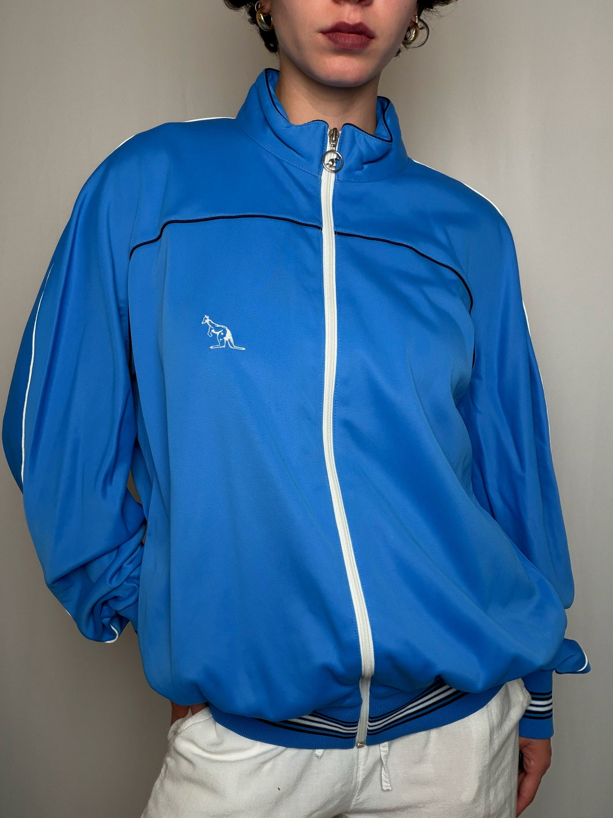 Jacket de sport bleu kangol XL vintage