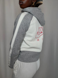 Sweat gris et blanc Nike XS vintage