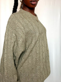 Pull kaki XL vintage